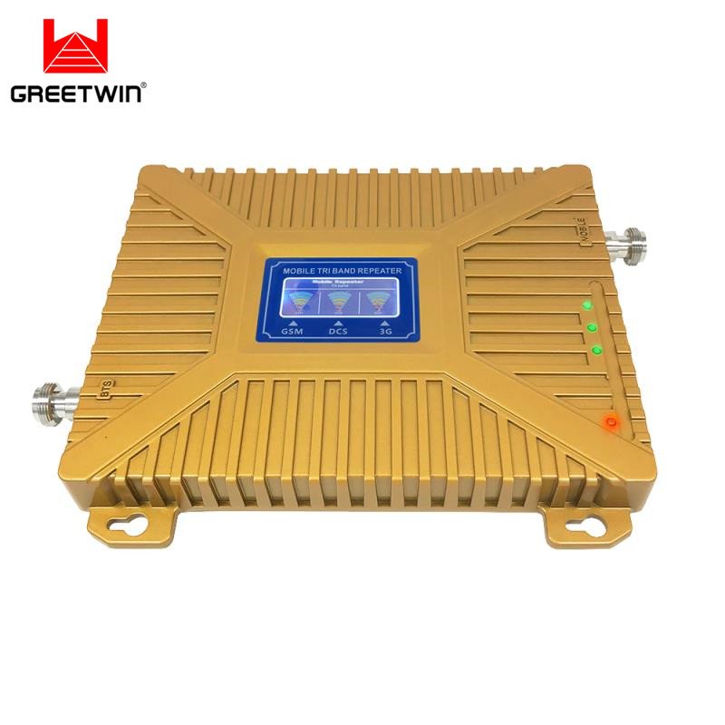 GREETWIN Economical GSM Tri Band Cell Mobile Phone 900 2100 1800 MHz Amplifier Network 2G 3G 4G Signal Booster Repeater